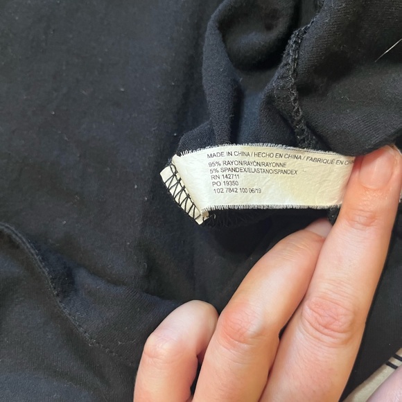 Eloquii deep v-neck black tunic - Picture 7 of 7